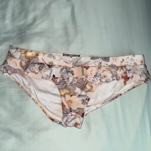 Zimmermann Floral Bikini Bottoms, with Ruffle - Sz US 4/6